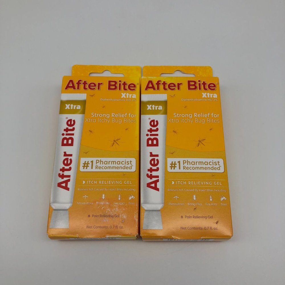After Bite Xtra Anti-itch Treatments Itch Pain Relieving Gel (x2) NEW